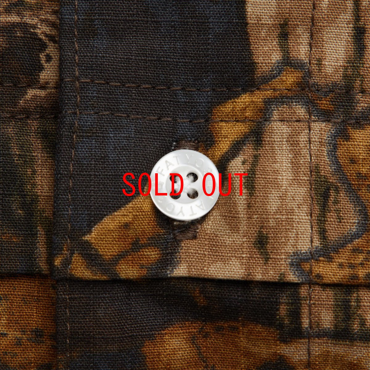 画像5: MEGAFIELD S/S Treecamo Shirts BRN ハンティング ツリーカモ 半袖 シャツ (5)