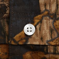 画像5: MEGAFIELD S/S Treecamo Shirts BRN ハンティング ツリーカモ 半袖 シャツ (5)