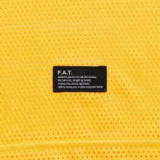 画像4: OVERMESH 3/4 Cut & Saw Tee YLW メッシュ 半袖 カットソー Tシャツ (4)