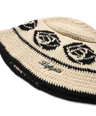 画像7: Rose Knit Bucket Hat ローズ ニット バケット ハット 帽子 (7)