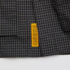 画像5: MEGAFIELD S/S Minicheck Shirts BLK ハンティング ミニチェック 半袖 シャツ (5)