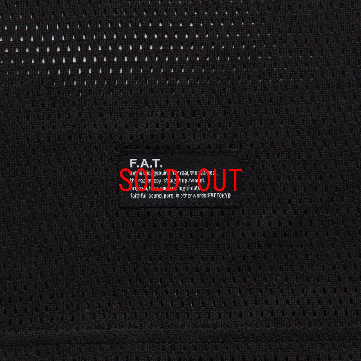 画像4: GRANMESH S/S Mesh Pocket Tee BLK メッシュ ポケット 半袖 カットソー Tシャツ (4)