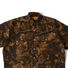 画像10: MEGAFIELD S/S Treecamo Shirts BRN ハンティング ツリーカモ 半袖 シャツ (10)