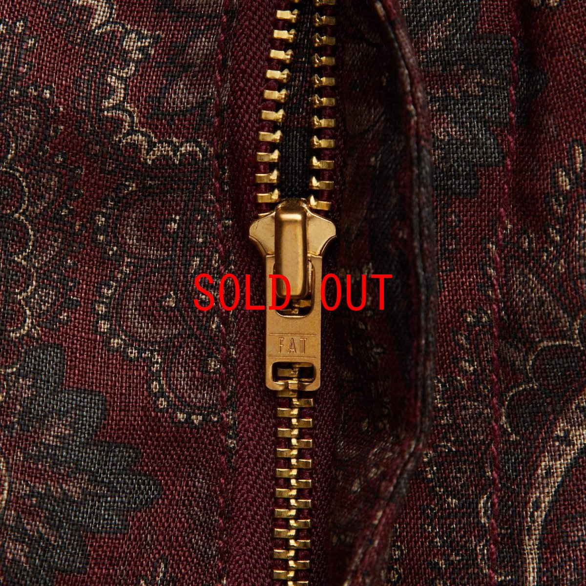 画像5: MEGATILE LIBERTY Wide Chino Paisley Pants MRN ワイド ペイズリー パンツ (5)