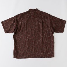 画像3: GIGATILE S/S Paisley Linnen Shirts MRN 半袖 ペイズリー リネン シャツ (3)