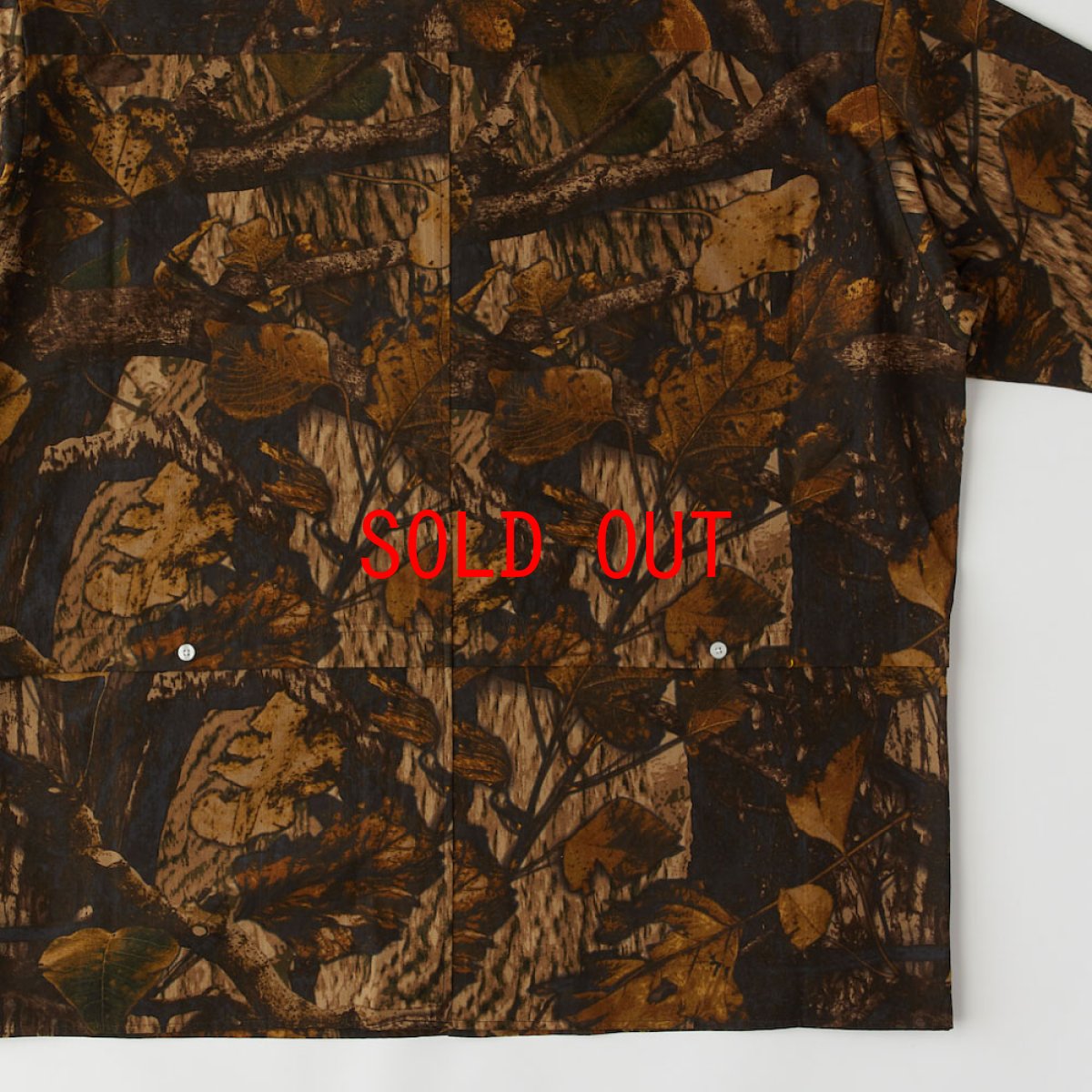 画像9: MEGAFIELD S/S Treecamo Shirts BRN ハンティング ツリーカモ 半袖 シャツ (9)