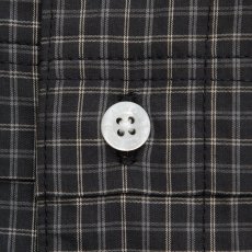 画像6: MEGAFIELD S/S Minicheck Shirts BLK ハンティング ミニチェック 半袖 シャツ (6)
