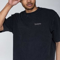 画像4: Old English Logo S/S Pigment Dyed Tee BLK オールドイングリッシュ ピグメント ロゴ 半袖 Tシャツ (4)