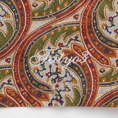 画像7: FIBERSAIC LIBERTY S/S Paisley Shirts BEG 半袖 ペイズリー リップストップ シャツ (7)