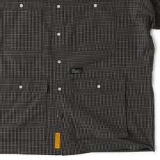 画像8: MEGAFIELD S/S Minicheck Shirts BLK ハンティング ミニチェック 半袖 シャツ (8)