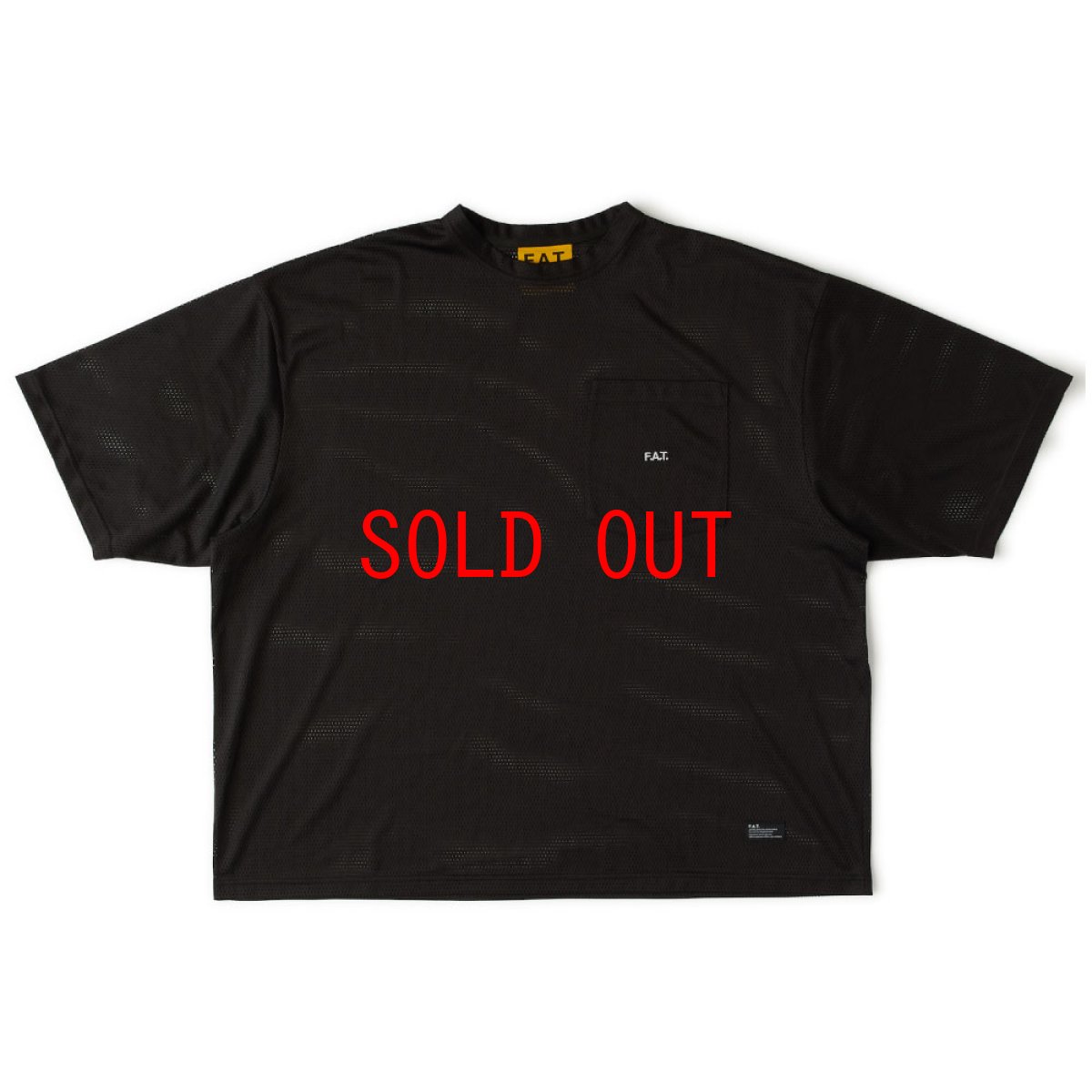 画像2: GRANMESH S/S Mesh Pocket Tee BLK メッシュ ポケット 半袖 カットソー Tシャツ (2)