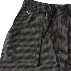 画像7: HALFFIELD Wide Shorts Half Pants Minicheck ワイド ミニチェック ベイカー ショーツ イージー ハーフ パンツ (7)