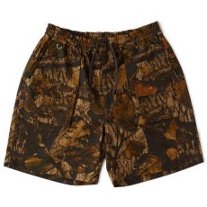 画像2: HALFFIELD Wide Cargo Shorts Half Pants BRN ワイド ツリーカモ ベイカー ショーツ イージー ハーフ パンツ (2)