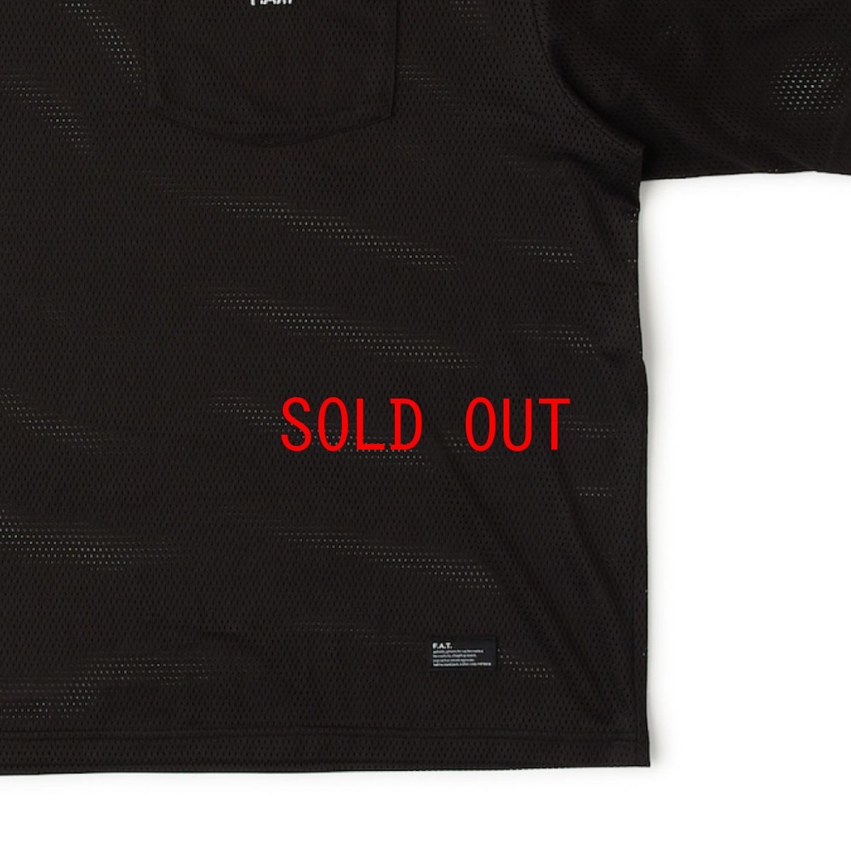 画像6: GRANMESH S/S Mesh Pocket Tee BLK メッシュ ポケット 半袖 カットソー Tシャツ (6)