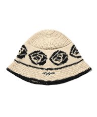 画像4: Rose Knit Bucket Hat ローズ ニット バケット ハット 帽子 (4)