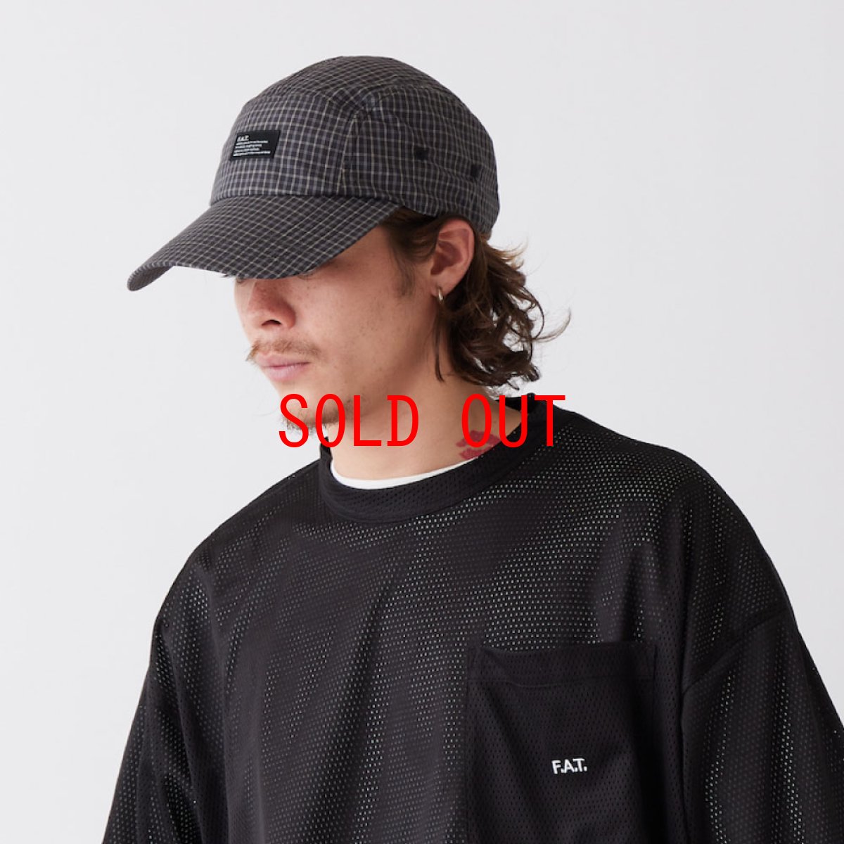 画像1: JETFIELD Dad Hat Ball Cap Minicheck 6パネル ダッド ハット キャップ 帽子 (1)