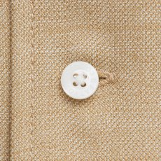 画像4: NEEDOWER S/S Cuba Shirts BEG 半袖 フラワー 刺繍 キューバ シャツ (4)