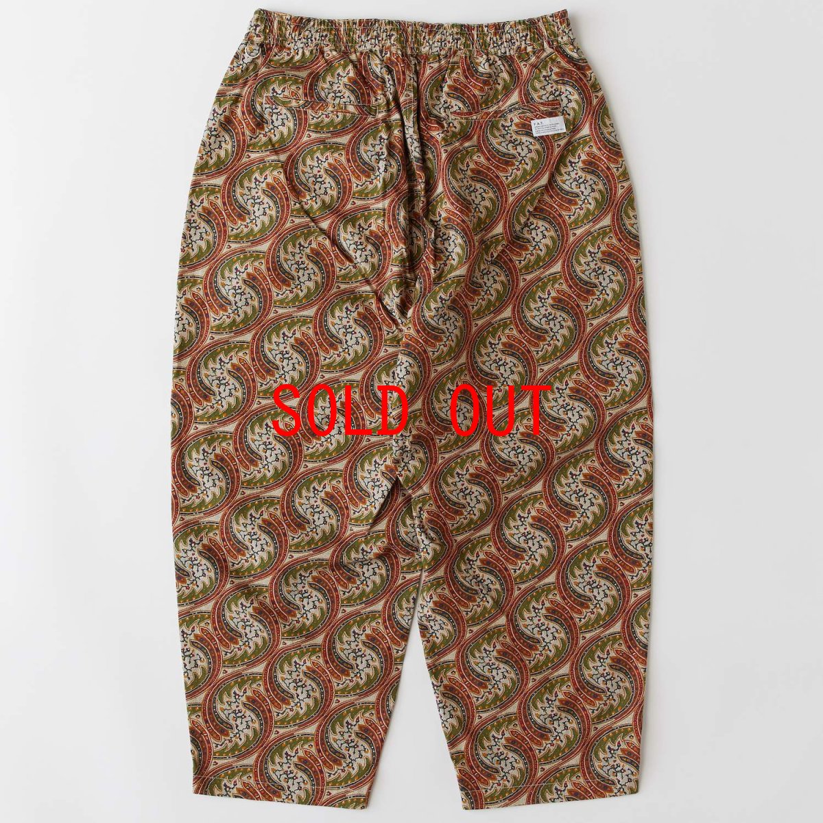 画像3: LIBERSAIC LIBERTY Wide Paisley Pants BEG ワイド ペイズリー イージー パンツ (3)