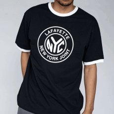 画像2: Token Logo Ringer S/S Tee Black トークン ロゴ リンガー トリム 半袖 Tシャツ (2)