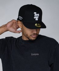 画像3: × New Era LF Logo 59Fifty Crew LF LOGO Cap BLK ニューエラ ロゴ キャップ レザー 帽子 (3)