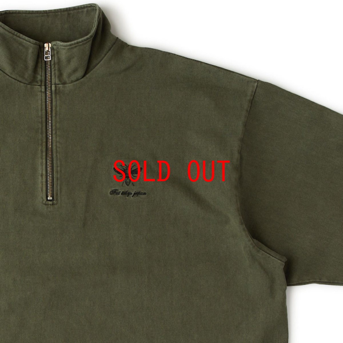 画像6: ACIDHALF S/S Half Zip Cut & Saw Tee ハーフジップ カットソー 半袖 カットソー Tシャツ (6)