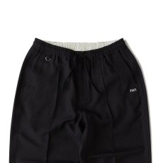 画像4: ZIGEZ Truck Pants BLK ピンタック ジャージ イージー パンツ (4)