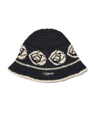 画像3: Rose Knit Bucket Hat ローズ ニット バケット ハット 帽子 (3)