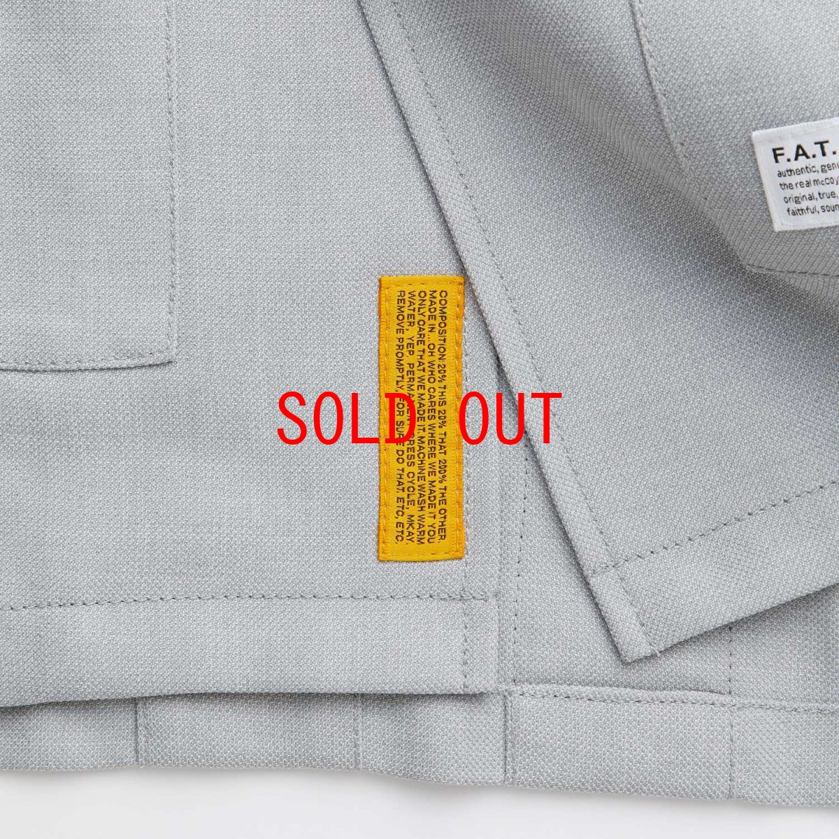 画像4: NEEDOWER S/S Cuba Shirts GRY 半袖 フラワー 刺繍 キューバ シャツ (4)