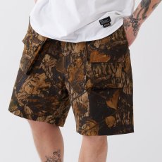 画像1: HALFFIELD Wide Cargo Shorts Half Pants BRN ワイド ツリーカモ ベイカー ショーツ イージー ハーフ パンツ (1)