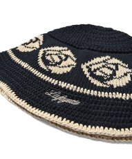 画像6: Rose Knit Bucket Hat ローズ ニット バケット ハット 帽子 (6)