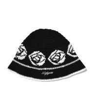 画像5: Rose Knit Bucket Hat ローズ ニット バケット ハット 帽子 (5)