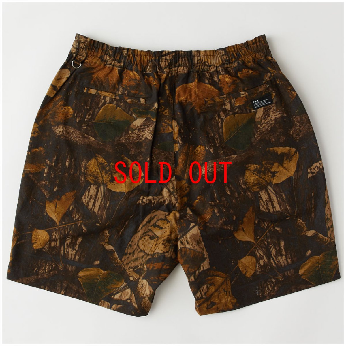 画像3: HALFFIELD Wide Cargo Shorts Half Pants BRN ワイド ツリーカモ ベイカー ショーツ イージー ハーフ パンツ (3)