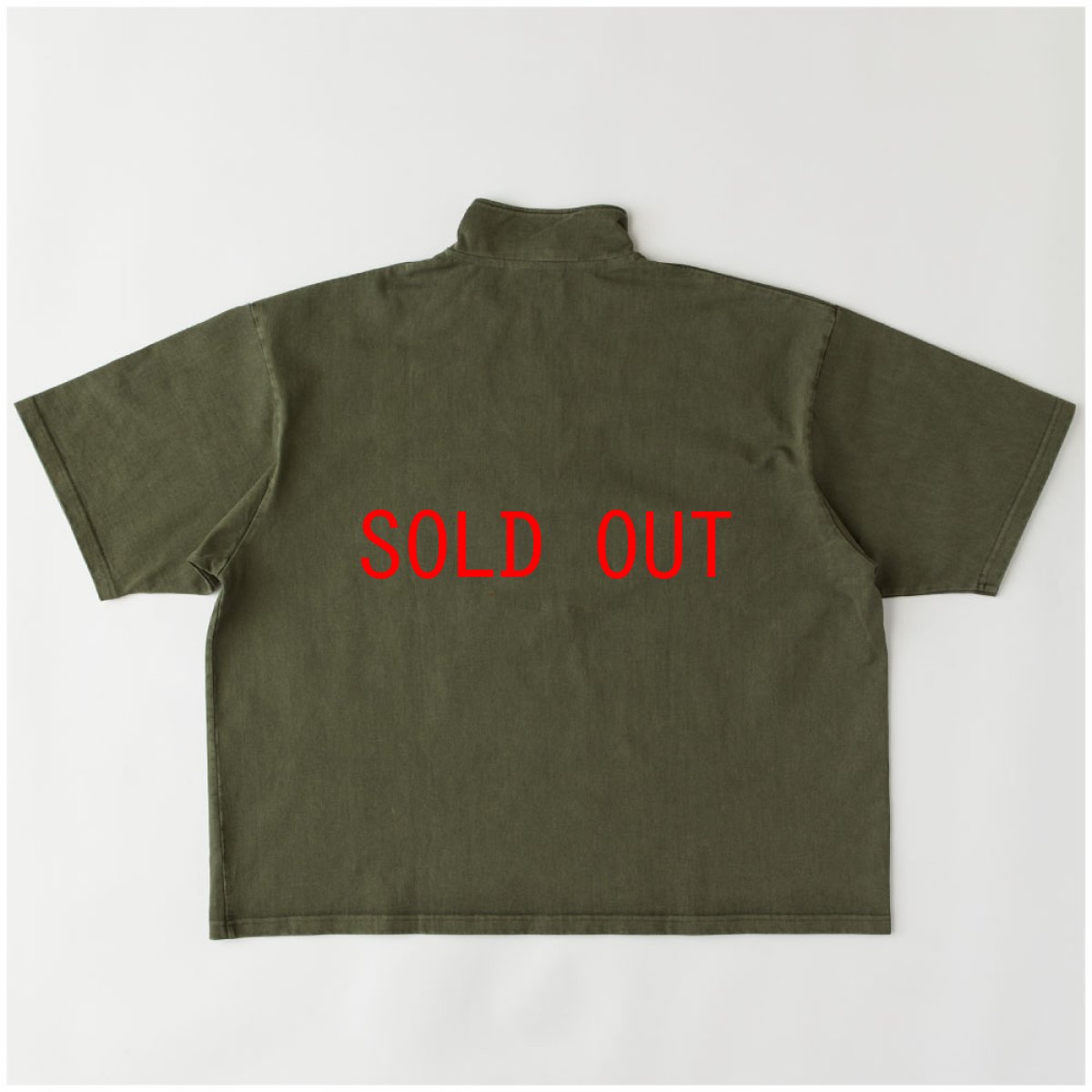 画像3: ACIDHALF S/S Half Zip Cut & Saw Tee ハーフジップ カットソー 半袖 カットソー Tシャツ (3)