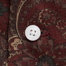 画像4: GIGATILE S/S Paisley Linnen Shirts MRN 半袖 ペイズリー リネン シャツ (4)