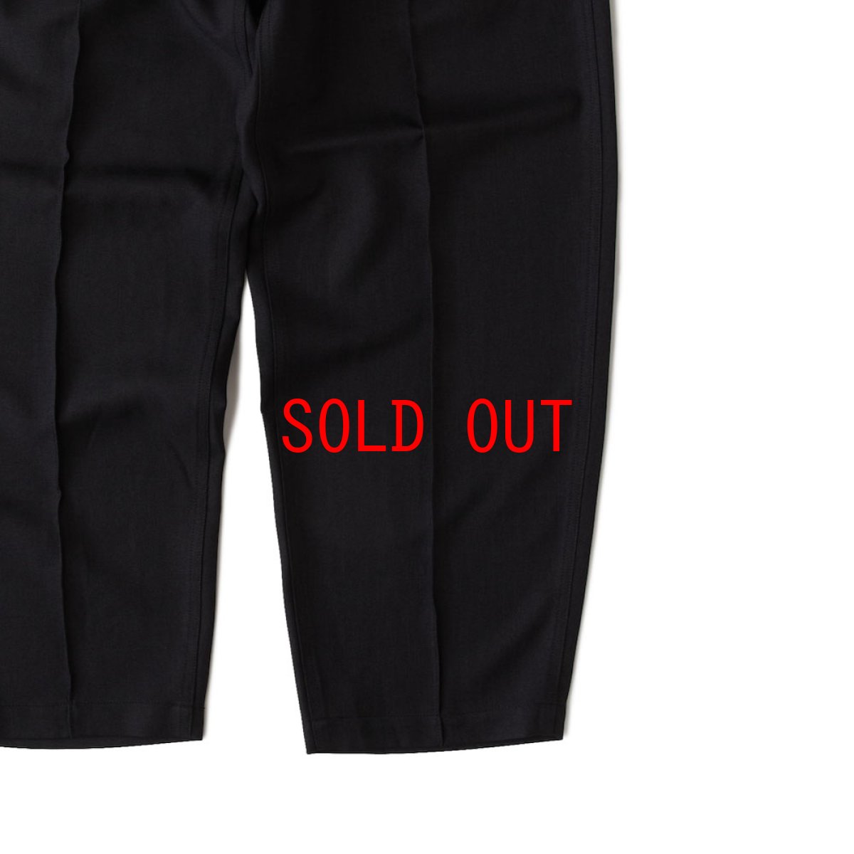 画像8: ZIGEZ Truck Pants BLK ピンタック ジャージ イージー パンツ (8)