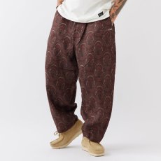 画像1: MEGATILE LIBERTY Wide Chino Paisley Pants MRN ワイド ペイズリー パンツ (1)