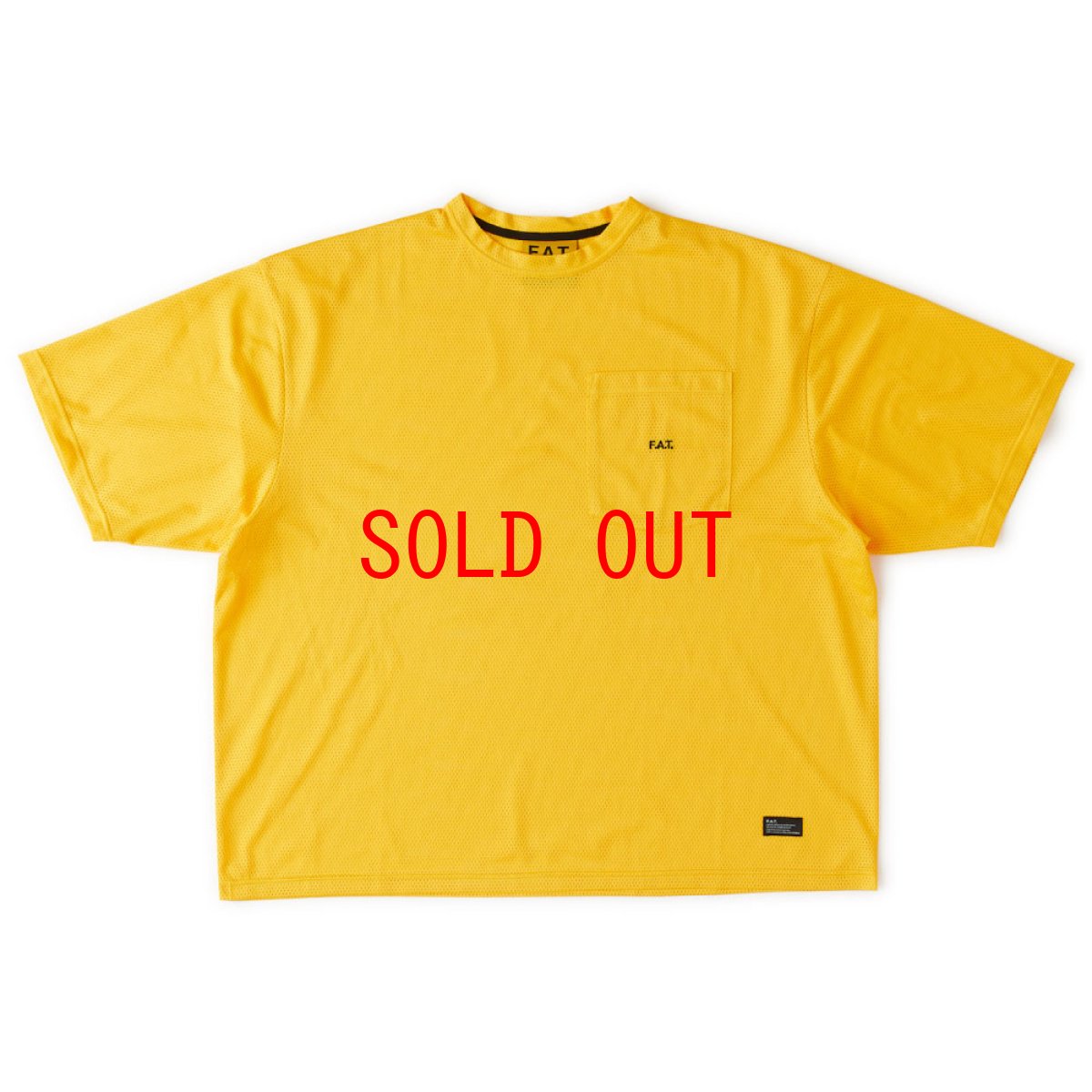 画像2: GRANMESH S/S Mesh Pocket Tee YLW メッシュ ポケット 半袖 カットソー Tシャツ (2)