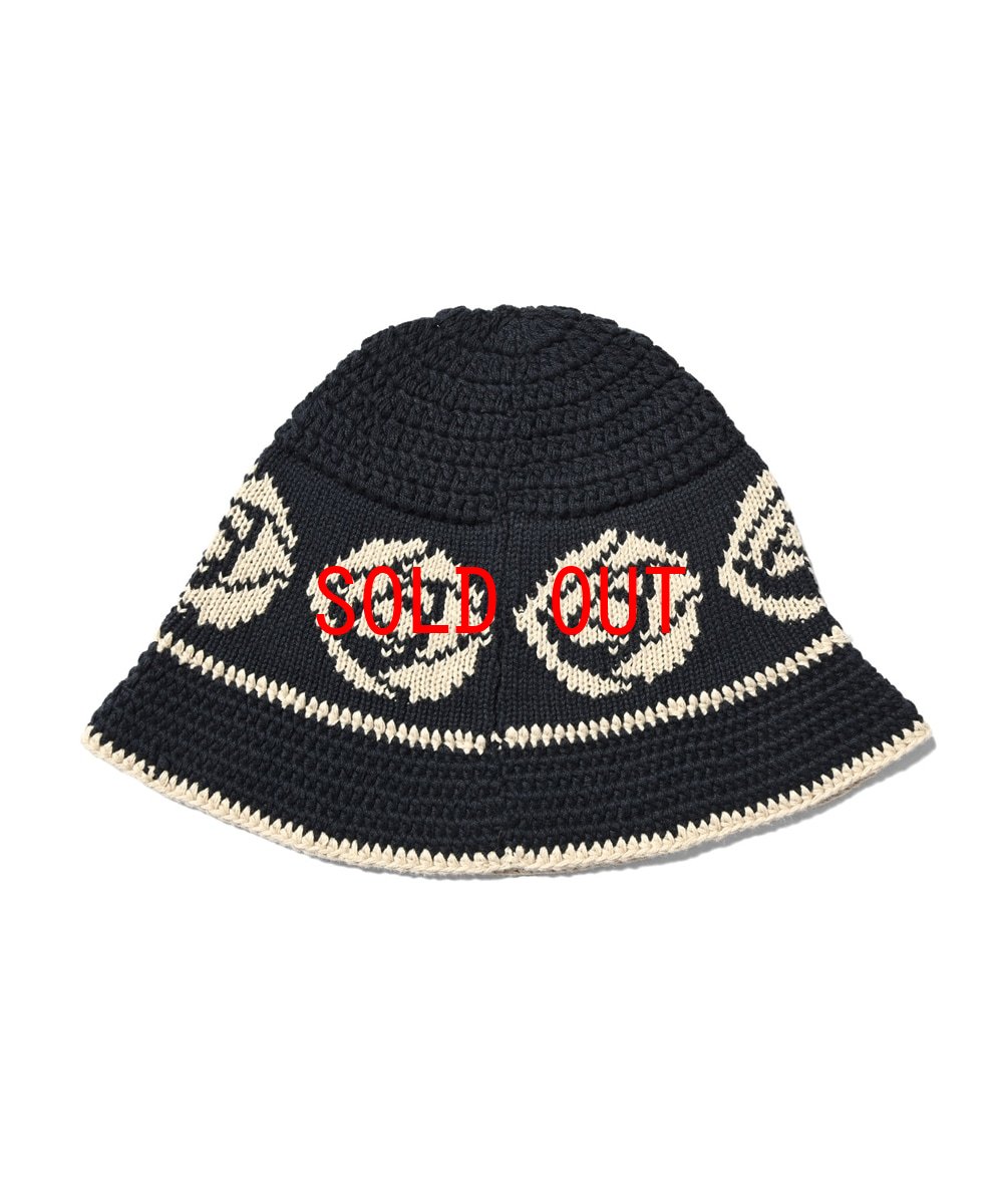 画像9: Rose Knit Bucket Hat ローズ ニット バケット ハット 帽子 (9)
