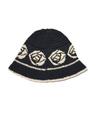 画像9: Rose Knit Bucket Hat ローズ ニット バケット ハット 帽子 (9)