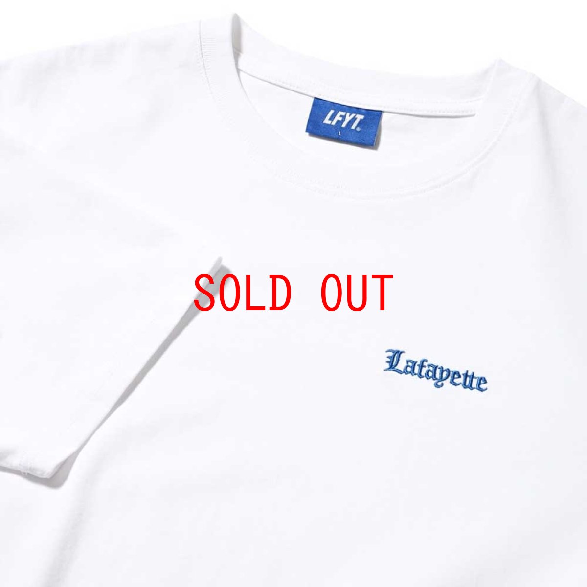 画像3: Old English Logo S/S Pigment Dyed Tee WHT オールドイングリッシュ ピグメント ロゴ 半袖 Tシャツ (3)