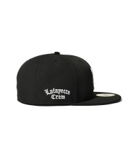 画像6: × New Era LF Logo 59Fifty Crew LF LOGO Cap BLK ニューエラ ロゴ キャップ レザー 帽子 (6)