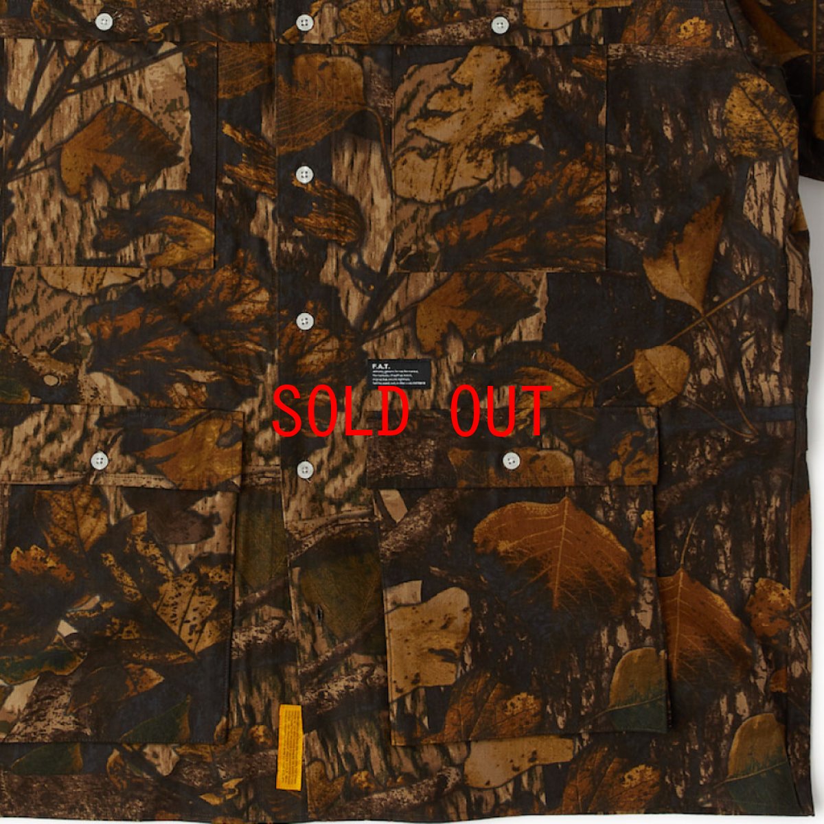 画像8: MEGAFIELD S/S Treecamo Shirts BRN ハンティング ツリーカモ 半袖 シャツ (8)