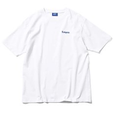 画像1: Old English Logo S/S Pigment Dyed Tee WHT オールドイングリッシュ ピグメント ロゴ 半袖 Tシャツ (1)