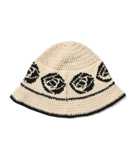 画像10: Rose Knit Bucket Hat ローズ ニット バケット ハット 帽子 (10)
