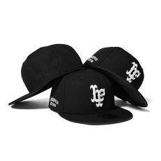 画像2: × New Era LF Logo 59Fifty Crew LF LOGO Cap BLK ニューエラ ロゴ キャップ レザー 帽子 (2)