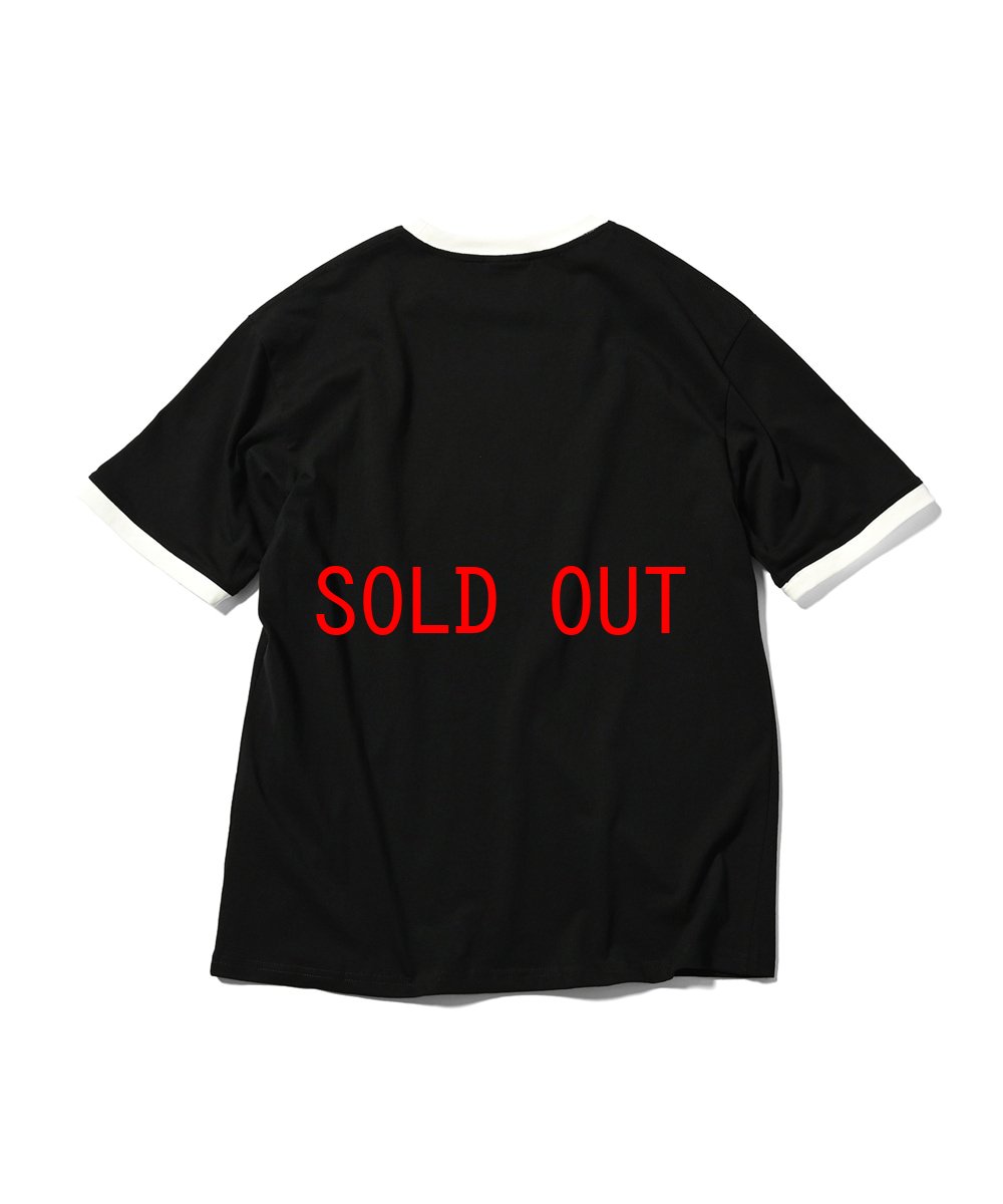 画像4: 【LFYT 沖縄 Tシャツ セレクトショップ】 Token Logo Ringer S/S Tee Black トークン ロゴ リンガー トリム 半袖 シャツ (4)