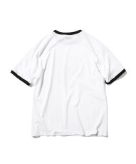 画像2: Token Logo Ringer S/S Tee White トークン ロゴ リンガー トリム 半袖 Tシャツ (2)