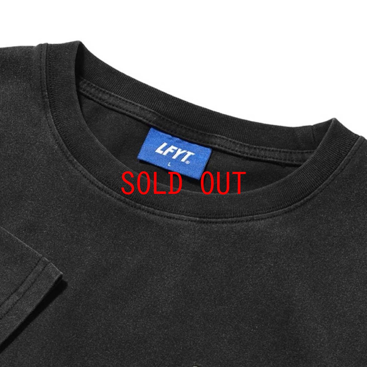 画像5: 【LFYT 沖縄 Tシャツ セレクトショップ】 Old English Logo S/S Pigment Dyed Tee BLK オールドイングリッシュ ピグメント ロゴ 半袖 シャツ (5)