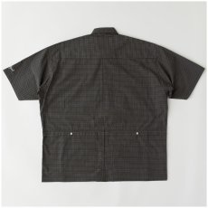 画像3: MEGAFIELD S/S Minicheck Shirts BLK ハンティング ミニチェック 半袖 シャツ (3)