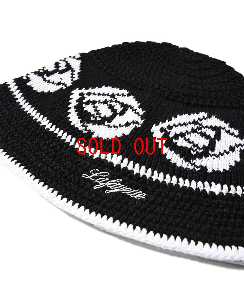 画像8: Rose Knit Bucket Hat ローズ ニット バケット ハット 帽子 (8)